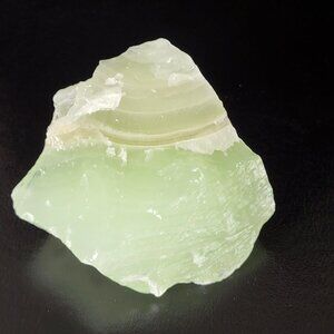 Green Calcite Mineral Crystal Raw